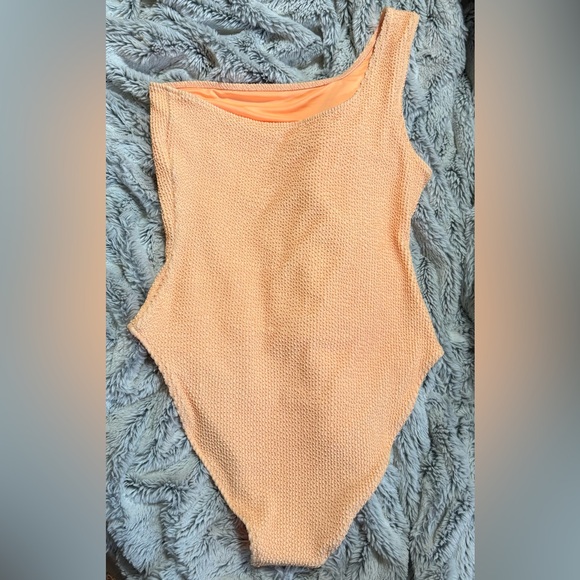 Show Me Your MuMu One-Shoulder Orange One Piece - Picture 5 of 9